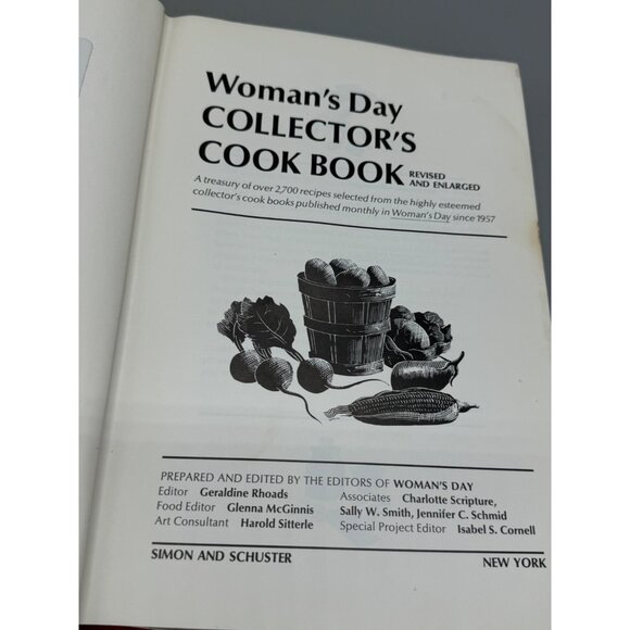 Womans Day Collectors Cookbook Simon & Schuster 1973 Hardcover book English READ - Picture 8 of 10